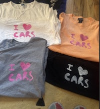 i love cars t - shirts